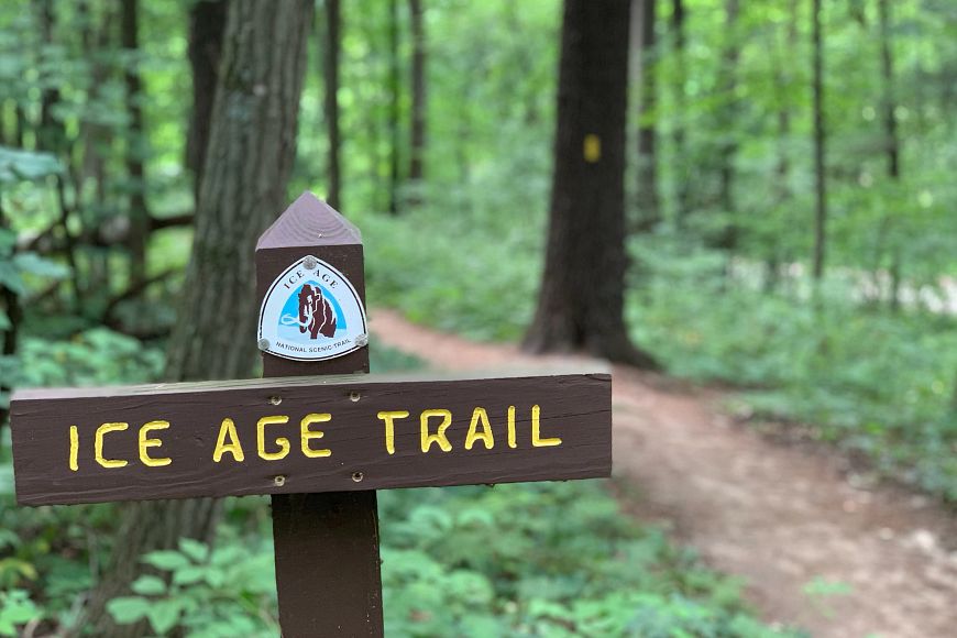 Ice Age Trail Sign by Joseph Warren